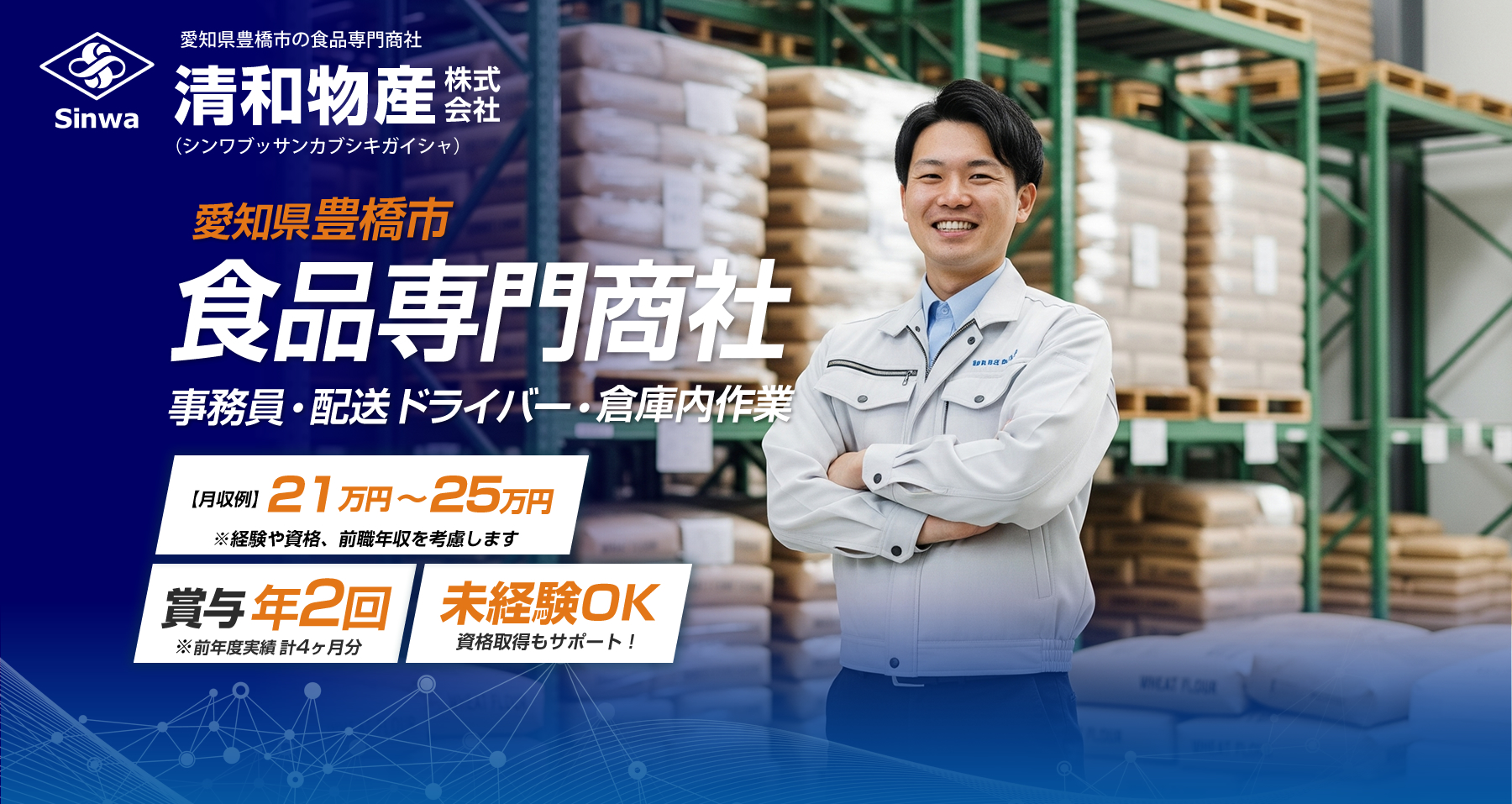 愛知県豊橋市の食品商社・卸問屋の求人